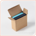Matte black paper jewellry shipping box embossing outlook